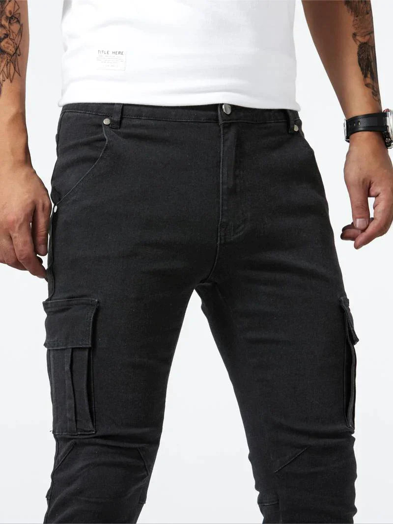 BEN | STRETCHY CARGO JEANS