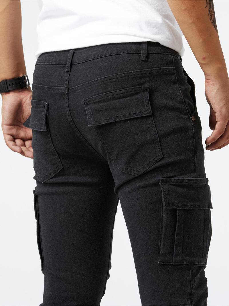 BEN | STRETCHY CARGO JEANS